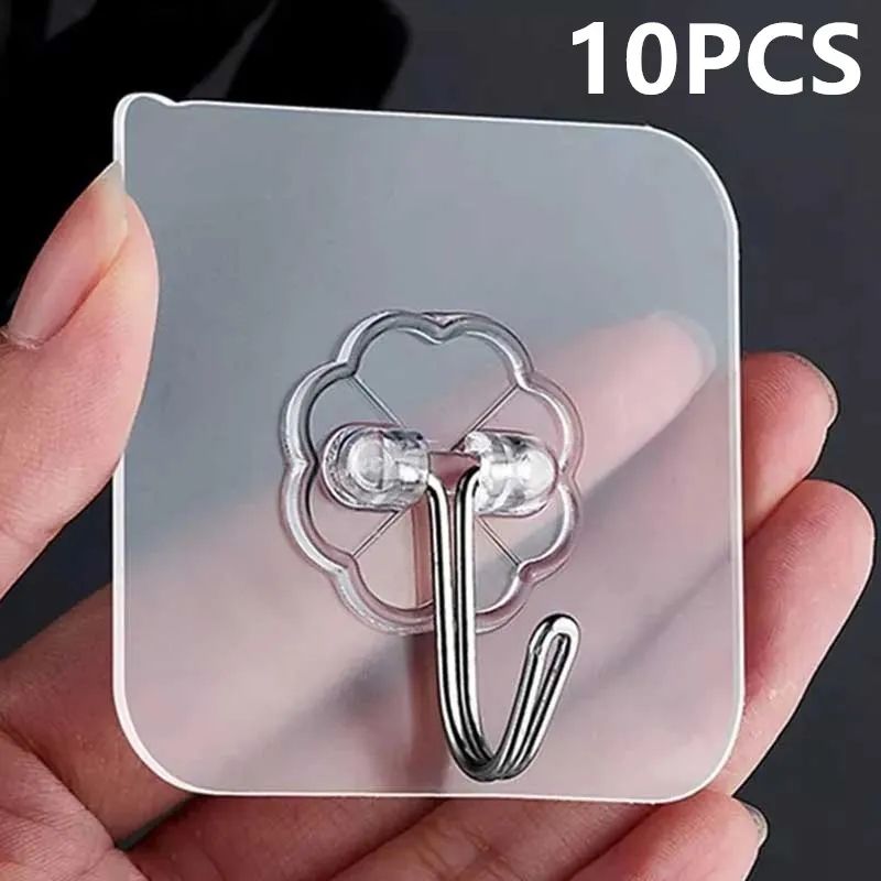 10 Pcs Pack Of Wall Hooks
