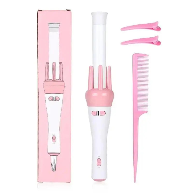 Electric Automatic Pink Curler Roller