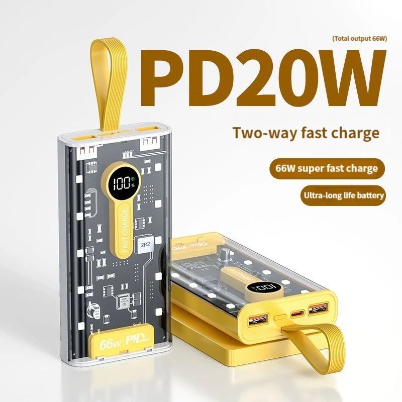 Transparent  20000mAh Power Bank