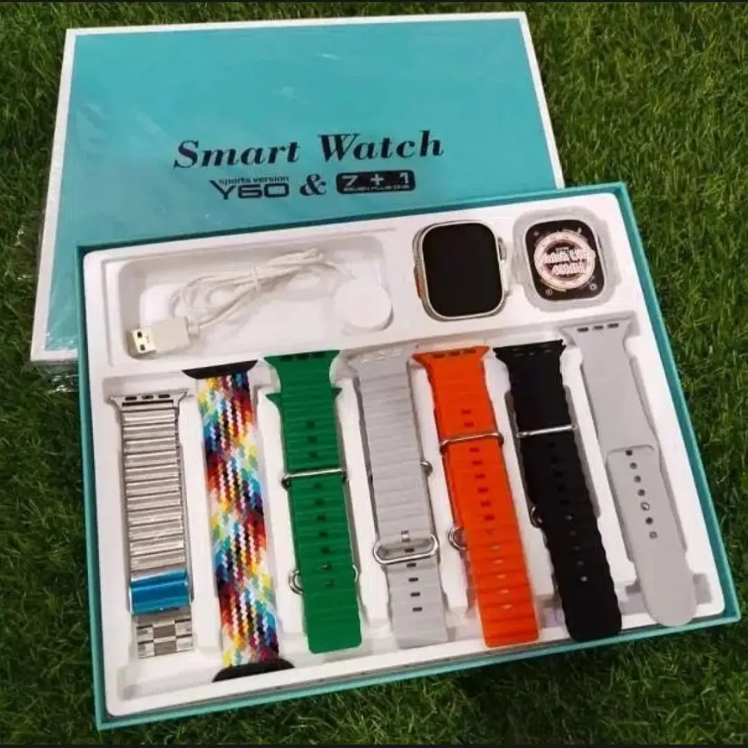 Y60 7 in 1 Ultra Smart Watch