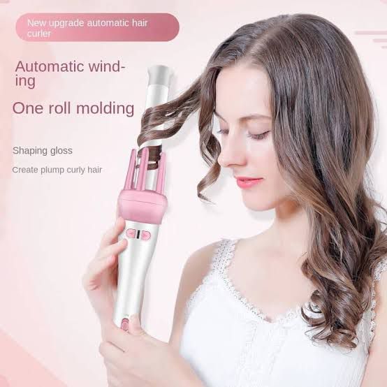 Electric Automatic Pink Curler Roller