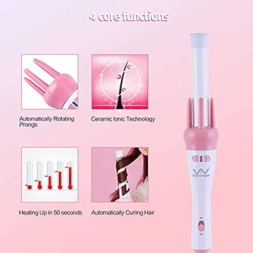 Electric Automatic Pink Curler Roller