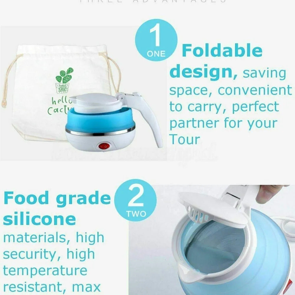 Silicon Foldable Electric Kettle