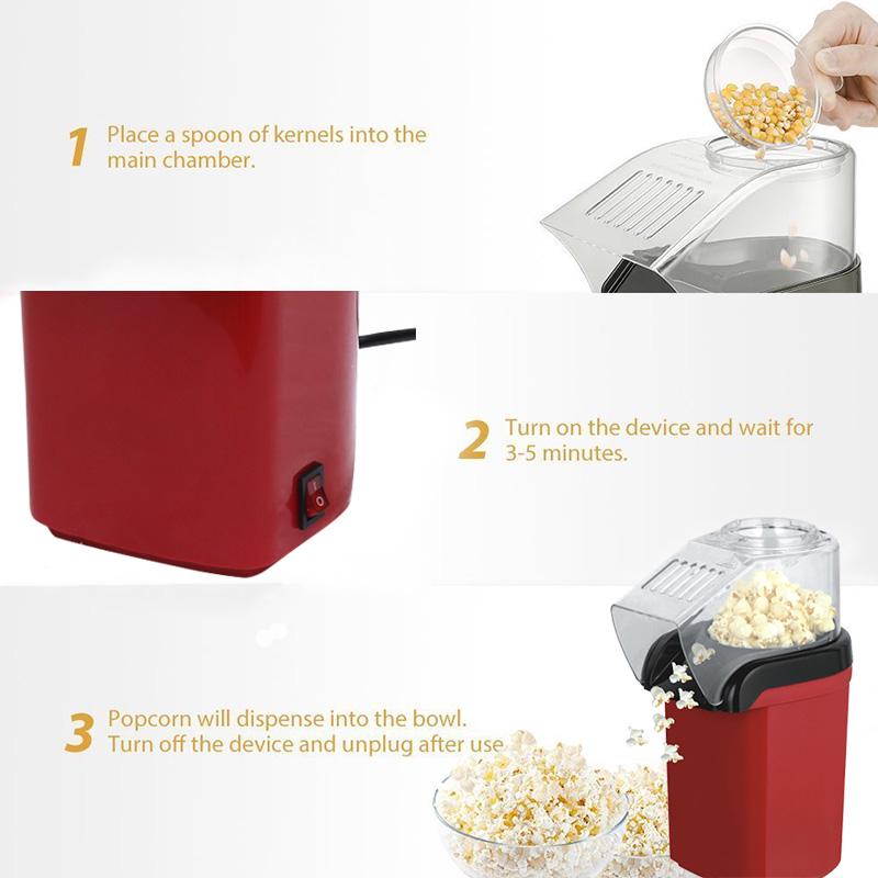 Electric Popcorn Maker Machine