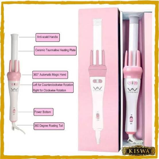 Electric Automatic Pink Curler Roller